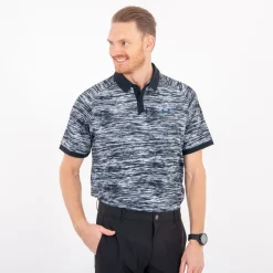 Under Armour Pikétröjor Herr-Iso-Chill Abe Twist Vit Svart Vit/Svart (100)