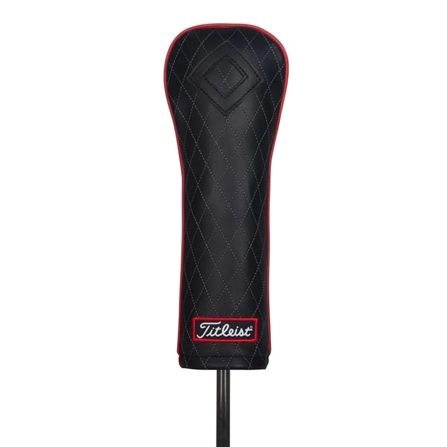 Titleist Headcovers-Jet Black Leather Headcover Hybrid