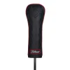 Titleist Headcovers-Jet Black Leather Headcover Fairway