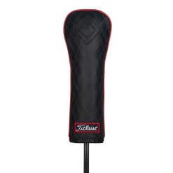 Titleist Headcovers-Jet Black Leather Headcover Fairway
