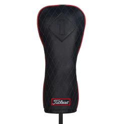 Titleist Headcovers-Jet Black Leather Headcover Driver