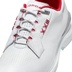 Nike Herrskor-Jordan Adg 5 Golf s White-Fire Red-Metallic Silver-Blue