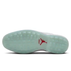 Nike Herrskor-Jordan Adg 5 Golf s White-Fire Red-Metallic Silver-Blue