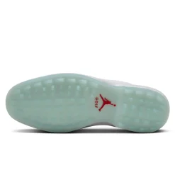 Nike Herrskor-Jordan Adg 5 Golf s White-Fire Red-Metallic Silver-Blue