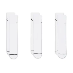 Nike Strumpor Herr-Jordan Everyday Crew Socks 3 Pairs Vit White-Black