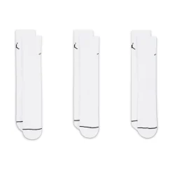 Nike Strumpor Herr-Jordan Everyday Crew Socks 3 Pairs Vit White-Black