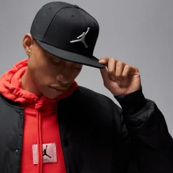 Nike Kepsar-Jordan Jumpman Pro Adjustable Cap Black-Anthracite-White