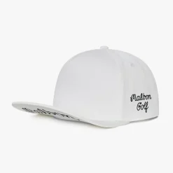 Malbon Golf Kepsar-JP 5 Panel Hat Vit White