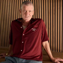 Malbon Golf Pikétröjor Herr-JP Osprey Polo Cardinal