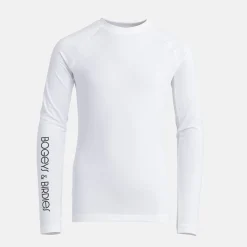 Bogeys & Birdies Juniorkläder Kille-Jr First Layer LS Tee Vit White