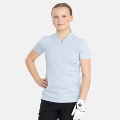 Bogeys & Birdies Juniorkläder Tjej-Jr Tech Blade V-Neck Tee Chambray Blue