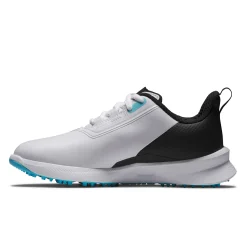 FootJoy Juniorskor-Junior Fuel Vit White-Black-Blue