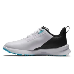 FootJoy Juniorskor-Junior Fuel Vit White-Black-Blue