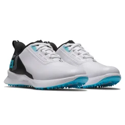 FootJoy Juniorskor-Junior Fuel Vit White-Black-Blue