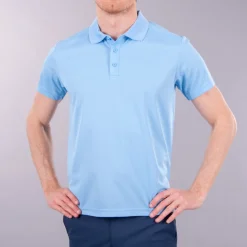 Cutter & Buck Pikétröjor Herr-Kelowna Blå Ljusblå (509)