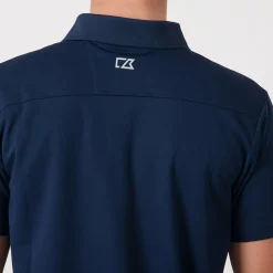 Cutter & Buck Pikétröjor Herr-Kelowna Blå Dark Navy (580)