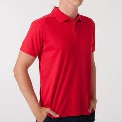 Cutter & Buck Pikétröjor Herr-Kelowna Röd Red (035)