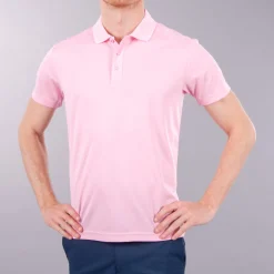 Cutter & Buck Pikétröjor Herr-Kelowna Rosa Ljusrosa (210)