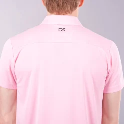 Cutter & Buck Pikétröjor Herr-Kelowna Rosa Ljusrosa (210)