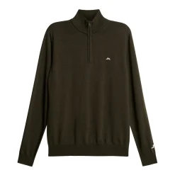 J.Lindeberg Tröjor Herr-Kian Zipped Sweater Forest-Green