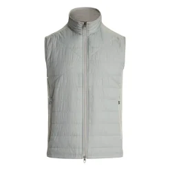 Ralph Lauren Västar Herr-Knit Full Zip Vest Performance Wool Andover Heather