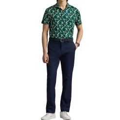 Ralph Lauren Pikétröjor Herr-Knit-Polo RLX FTHRWT Airflow Jersey Kelly Green RLX Acti