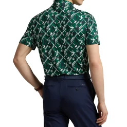 Ralph Lauren Pikétröjor Herr-Knit-Polo RLX FTHRWT Airflow Jersey Kelly Green RLX Acti