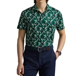 Ralph Lauren Pikétröjor Herr-Knit-Polo RLX FTHRWT Airflow Jersey Kelly Green RLX Acti