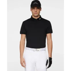 J.Lindeberg Pikétröjor Herr-Kv Polo Svart Black