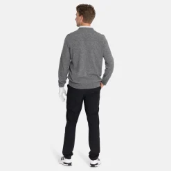 Lyle & Scott Tröjor Herr-Lambswool Blend Crew Grey Sidewalk (X930)