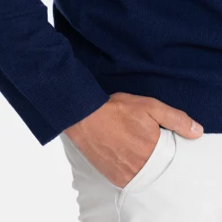 Lyle & Scott Tröjor Herr-Lambswool Blend Crew Bright Navy (X929)