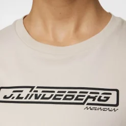 J.Lindeberg Pikétröjor Dam-Laurel T-Shirt Moonbeam