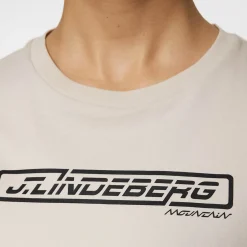 J.Lindeberg Pikétröjor Dam-Laurel T-Shirt Moonbeam