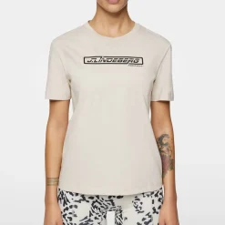 J.Lindeberg Pikétröjor Dam-Laurel T-Shirt Moonbeam