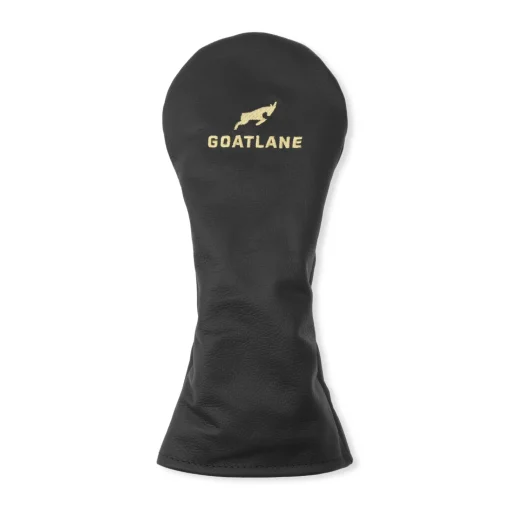 Goatlane Headcovers-Leather Headcover Driver Svart Black