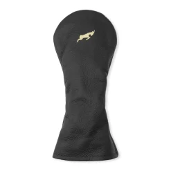 Goatlane Headcovers-Leather Headcover Fairway Svart Black