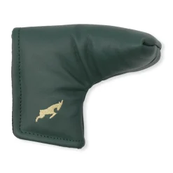 Goatlane Headcovers-Leather Headcover Putter Blade Grön Green