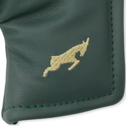 Goatlane Headcovers-Leather Headcover Putter Blade Grön Green