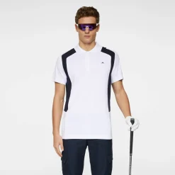 J.Lindeberg Pikétröjor Herr-Legacy Polo Vit White
