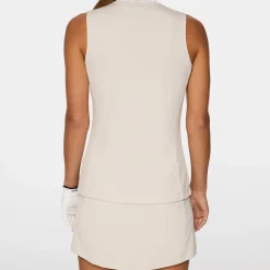 J.Lindeberg Pikétröjor Dam-Leya Sleeveless Top Moonbeam
