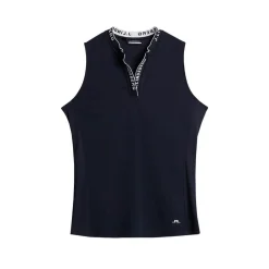 J.Lindeberg Pikétröjor Dam-Leya Sleeveless Top Blå JL Navy