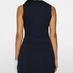 J.Lindeberg Pikétröjor Dam-Leya Sleeveless Top Blå JL Navy