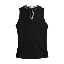 J.Lindeberg Pikétröjor Dam-Leya Sleeveless Top Svart Black