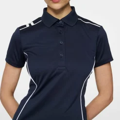 J.Lindeberg Pikétröjor Dam-Leyla Polo Blå JL Navy