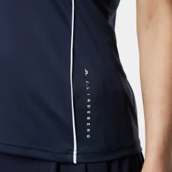 J.Lindeberg Pikétröjor Dam-Leyla Polo Blå JL Navy