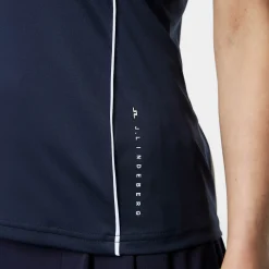 J.Lindeberg Pikétröjor Dam-Leyla Polo Blå JL Navy