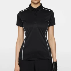 J.Lindeberg Pikétröjor Dam-Leyla Polo Svart Black