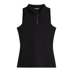 J.Lindeberg Pikétröjor Dam-Leylo Sleeveless Top Svart Black