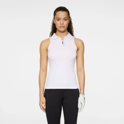 J.Lindeberg Pikétröjor Dam-Leylo Sleeveless Top Vit White