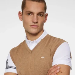 J.Lindeberg Tröjor Herr-Liam Knitted Tigers-Eye